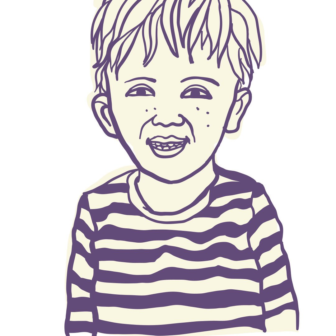 Gutt 3 år – illustrasjon